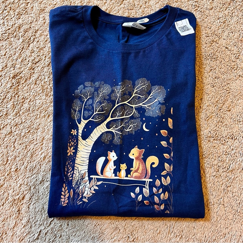 Small Squirrel Fox Shirt